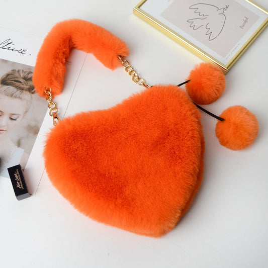 Jaclyn-borsa peluche a cuore