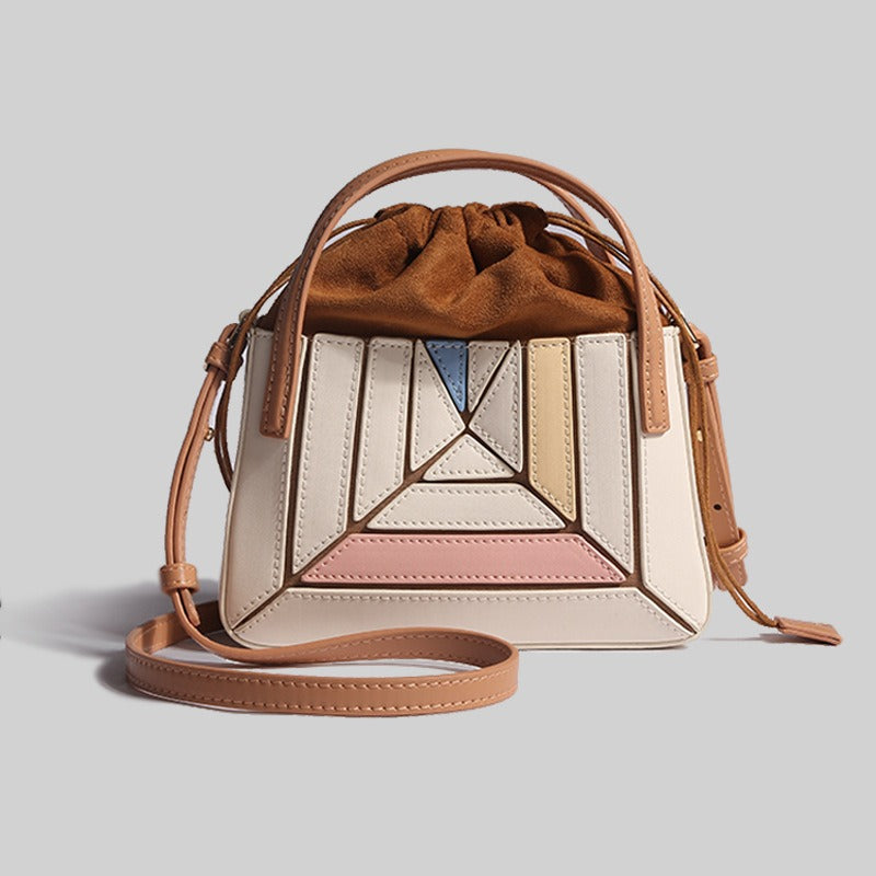 Zena-borsa a contrasto multicolor