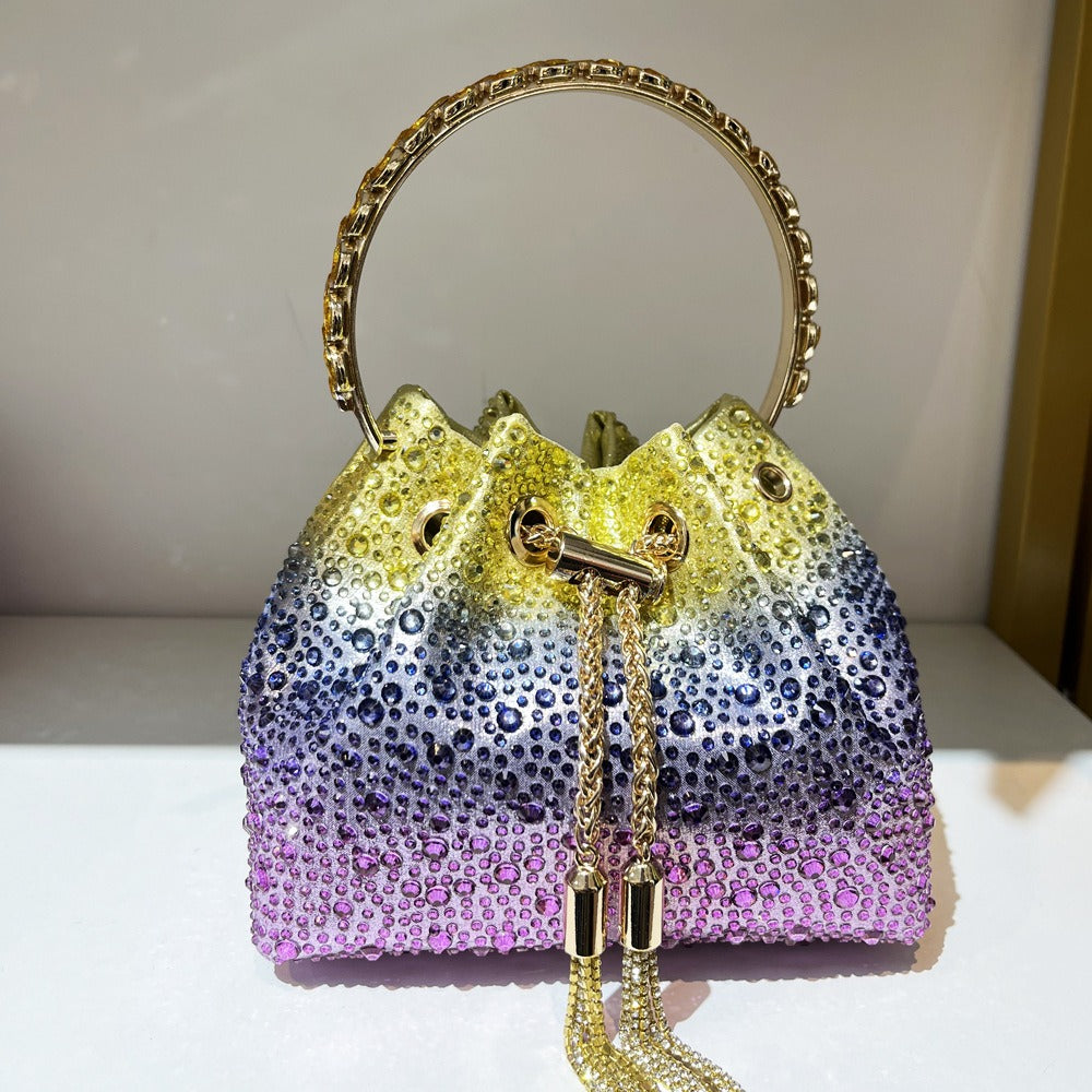 Glenda-borsa a mano strass