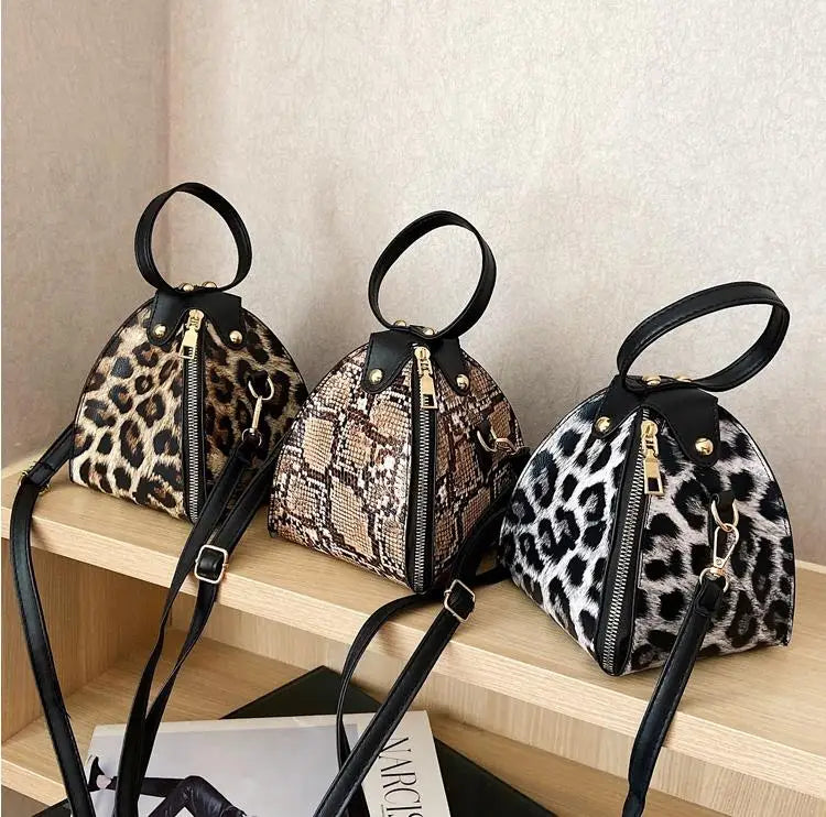 Iris-borsa a piramide animalier